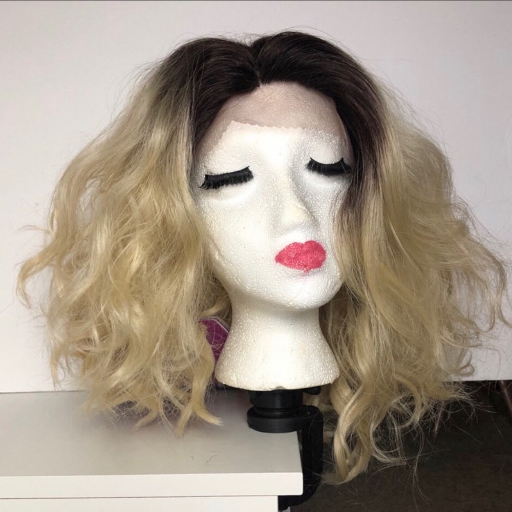 🔥Ombre curly lace-part wig
